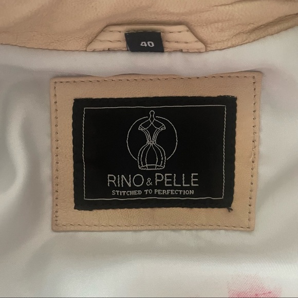 Rino & Pelle beige lamb leather jacket - Picture 12 of 14